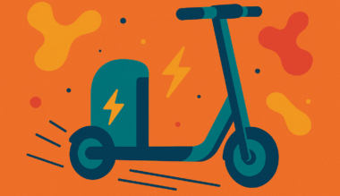 Afbeelding van een step bij blog over elektrische step op de openbare weg