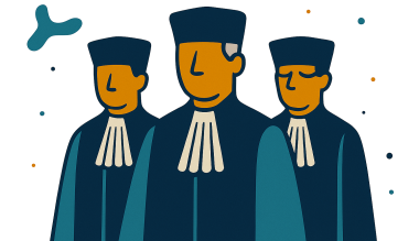 Afbeelding van rechters bij blog over schade sport en spel aansprakelijkheid
