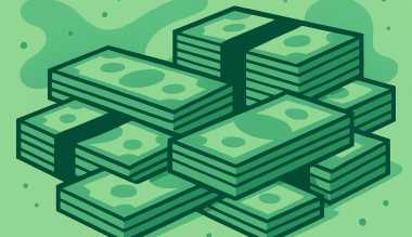 Afbeelding van stapels geld bij blog over onverschuldigde betaling